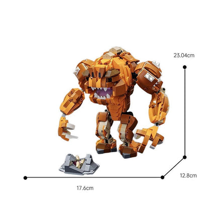 Sci-Fi Underworld Monster MOC Building Kit | Alien Creature Figure Model - 3