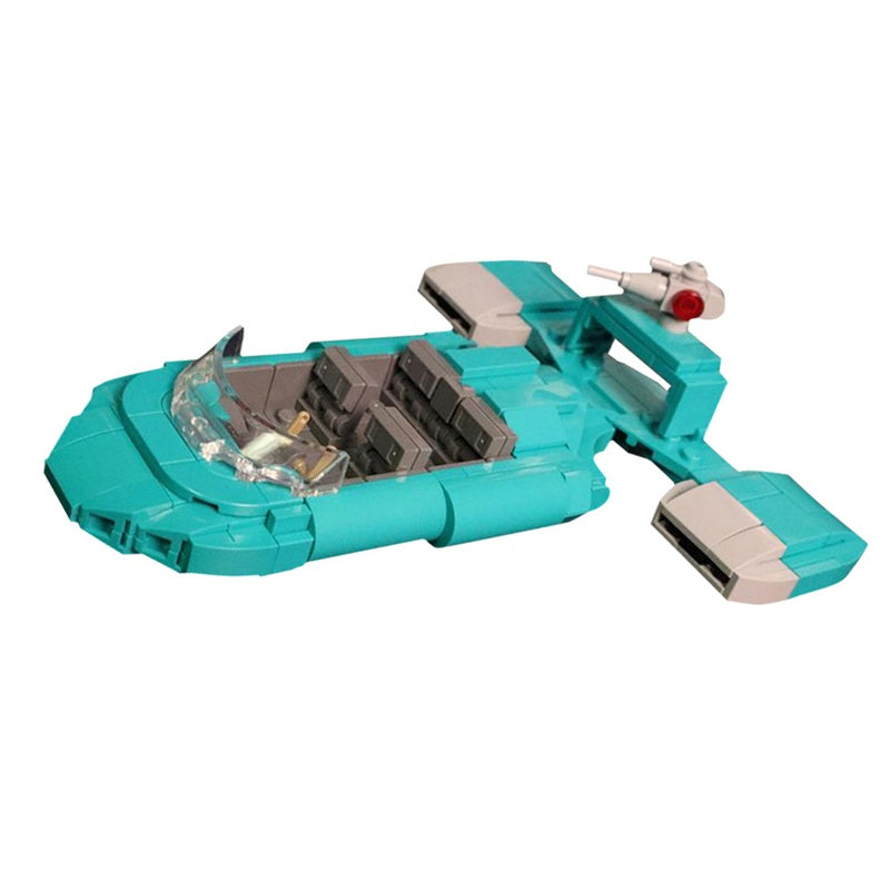 Sci-Fi Urban Security Landspeeder Building Kit | LEGO-Compatible MOC - 5