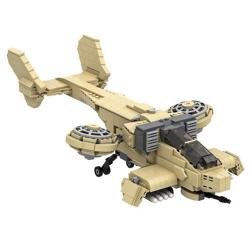 Sci-Fi VTOL Orca Fighter MOC Building Kit - 1