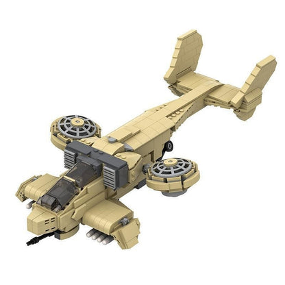 Sci-Fi VTOL Orca Fighter MOC Building Kit - 4