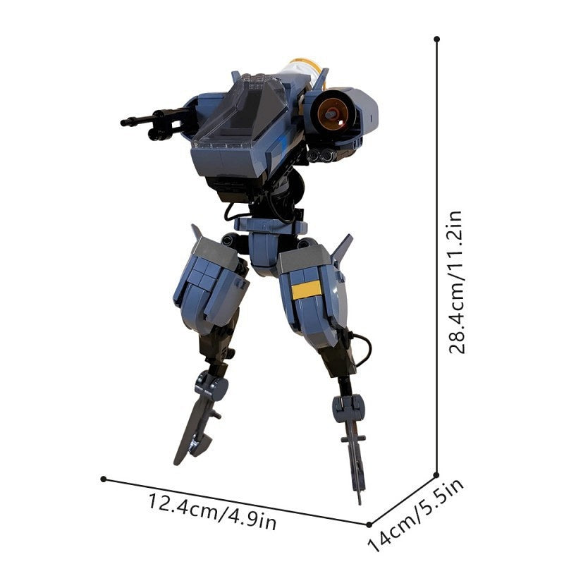 Scimitar Interceptor MOC Mecha Robot Building Kit | Transformable Model - 2
