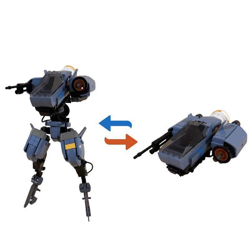 Scimitar Interceptor MOC Mecha Robot Building Kit | Transformable Model - 4