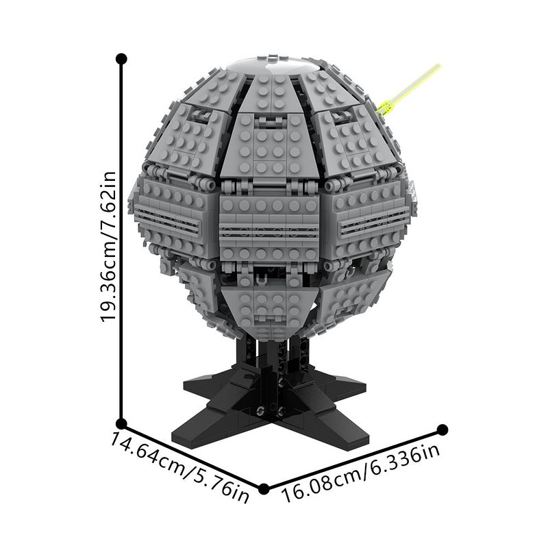 Second-Gen Orbital Battle Station Space Base Building Kit | LEGO-Compatible MOC - 5