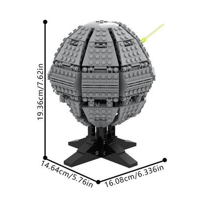 Second-Gen Orbital Battle Station Space Base Building Kit | LEGO-Compatible MOC - 5