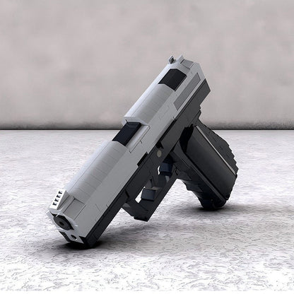 Secret Agent Tactical Pistol MOC Building Set | Custom Spy Handgun Model - 2