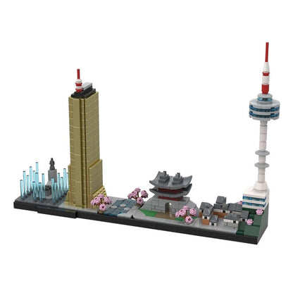 Seoul City Skyline Building Kit | LEGO-Compatible MOC - 1