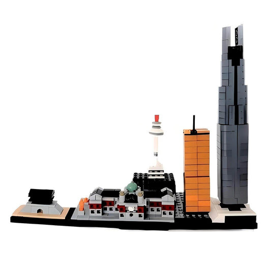 Seoul City Skyline Building Kit | LEGO-Compatible MOC - 1