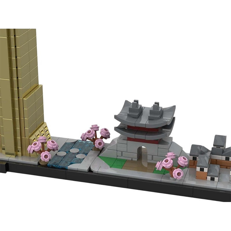 Seoul City Skyline Building Kit | LEGO-Compatible MOC - 3