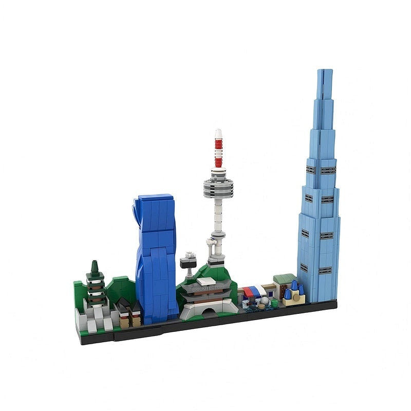 Seoul City Skyline MOC Building Kit | Urban Architecture Model - 8