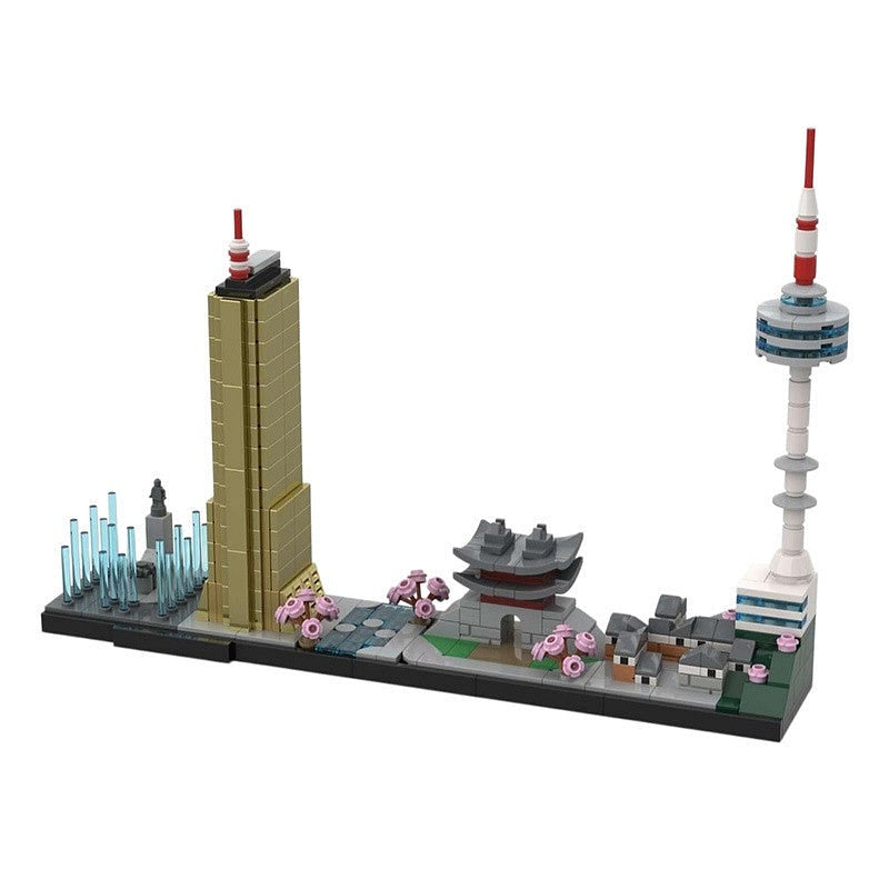 Seoul City Skyline MOC Building Kit | Urban Architecture Model - 9