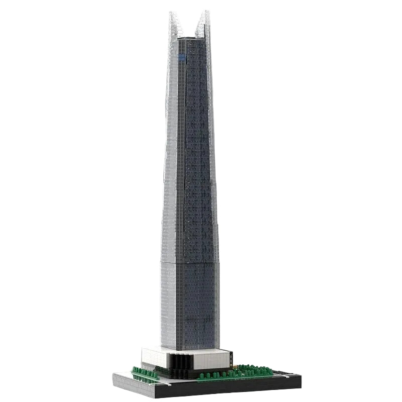 Seoul Lotte World Tower 1:650 Landmark Skyscraper MOC Building Kit - 1