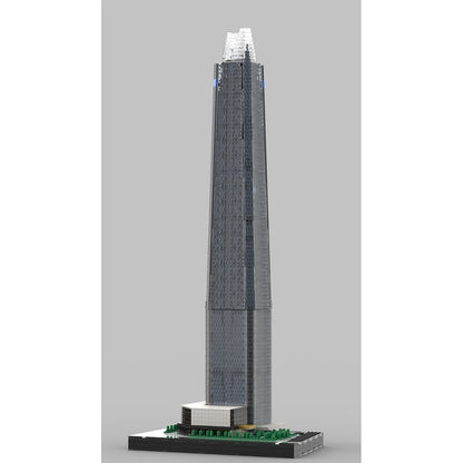 Seoul Lotte World Tower 1:650 Landmark Skyscraper MOC Building Kit - 2
