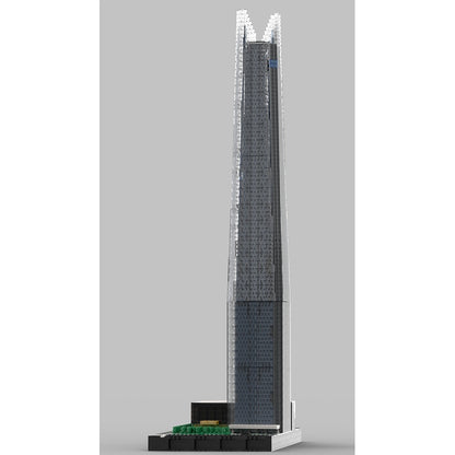 Seoul Lotte World Tower 1:650 Landmark Skyscraper MOC Building Kit - 3