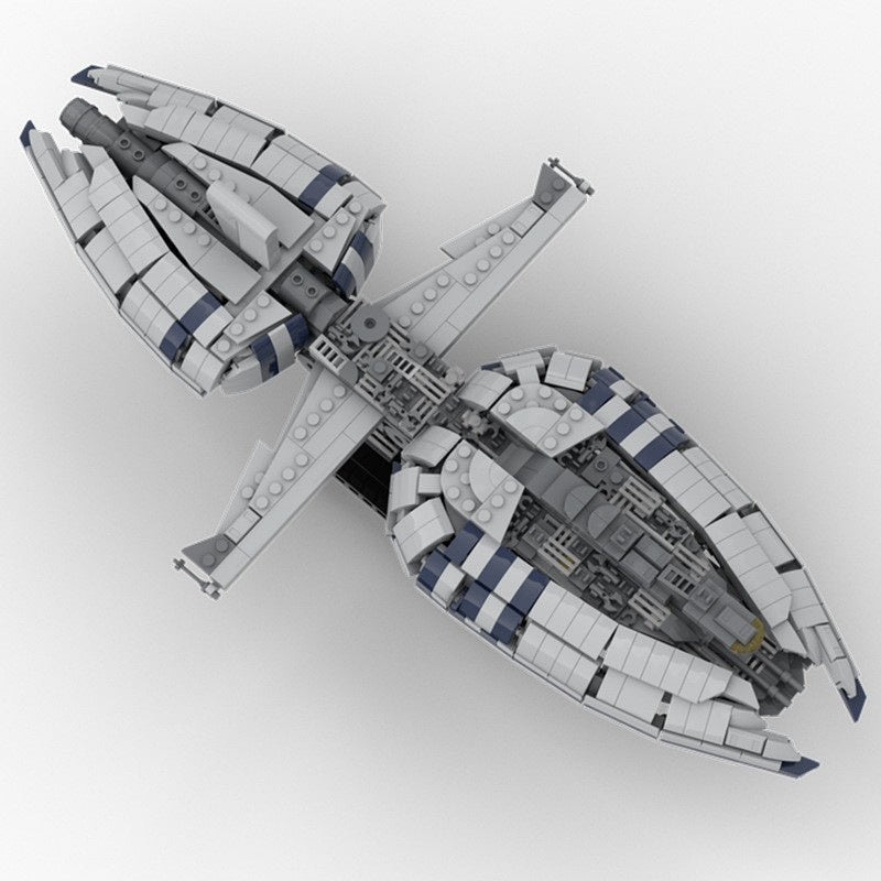 Separatist Commerce Capital Ship Frigate Building Kit | LEGO-Compatible MOC - 3
