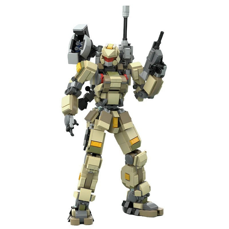 Serraphore Mech Suit MOC Building Kit | Futuristic Robot Figure Model - 1