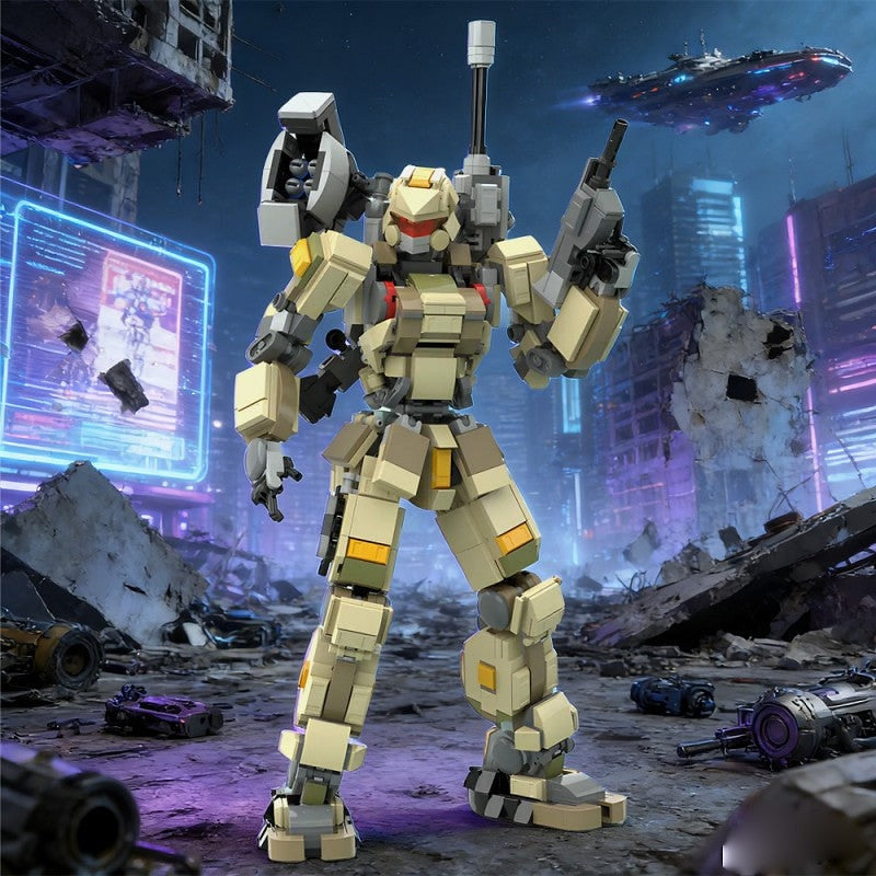 Serraphore Mech Suit MOC Building Kit | Futuristic Robot Figure Model - 2