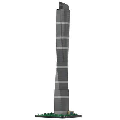 Shanghai Tower Megatall Building Kit | 1/650 Scale LEGO-Compatible MOC - 1