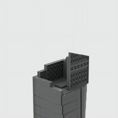 Shanghai Tower MOC Megatall Skyscraper Skyline Building Kit 1:650 Model - 5