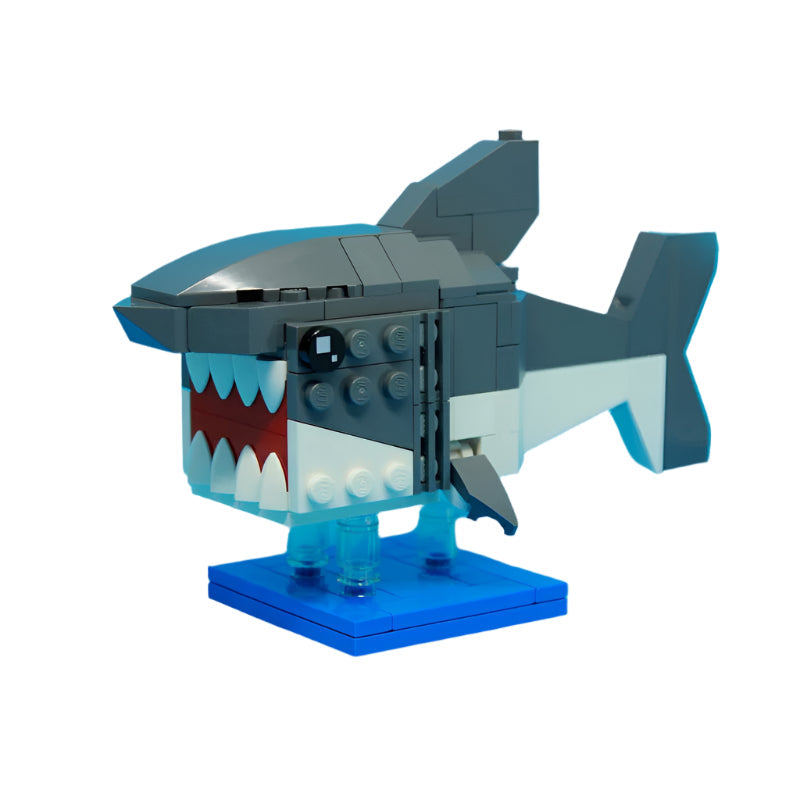 Shark BrickHeadz Building Kit | LEGO-Compatible MOC - 2