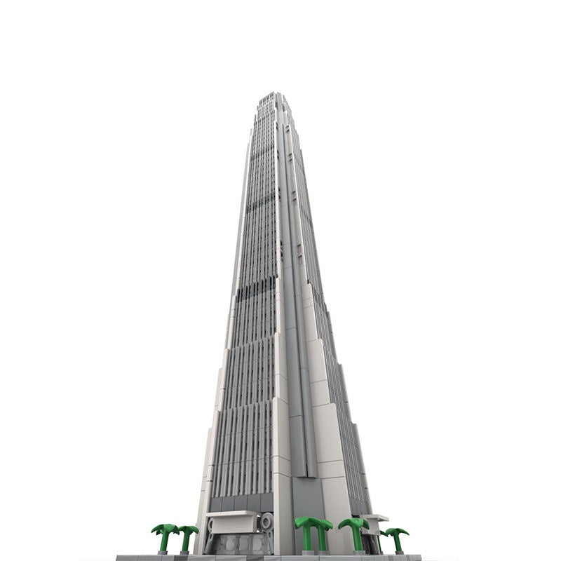 Shenzhen Finance Center Building Kit | 1:800 Scale LEGO-Compatible MOC - 2