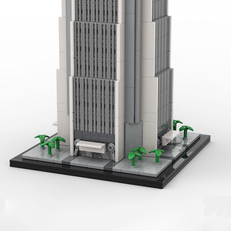 Shenzhen Finance Center Building Kit | 1:800 Scale LEGO-Compatible MOC - 5