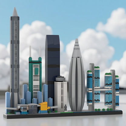 Shenzhen Skyline MOC Modern City Architecture Building Kit - 3
