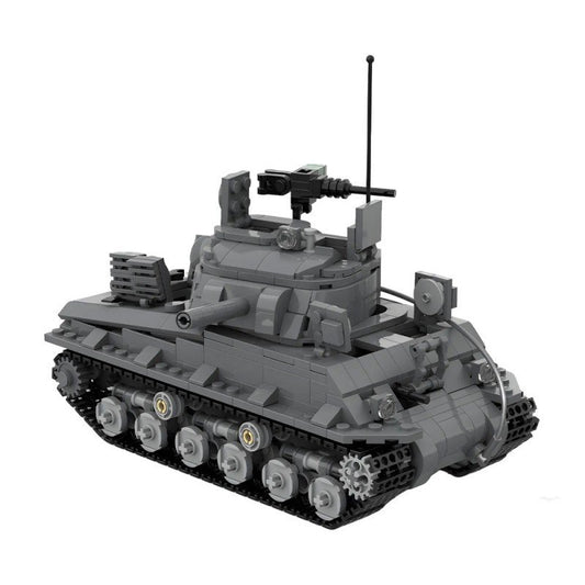 Sherman M4A3 (105) WWII Tank MOC Building Kit | LEGO-Compatible MOC - 1