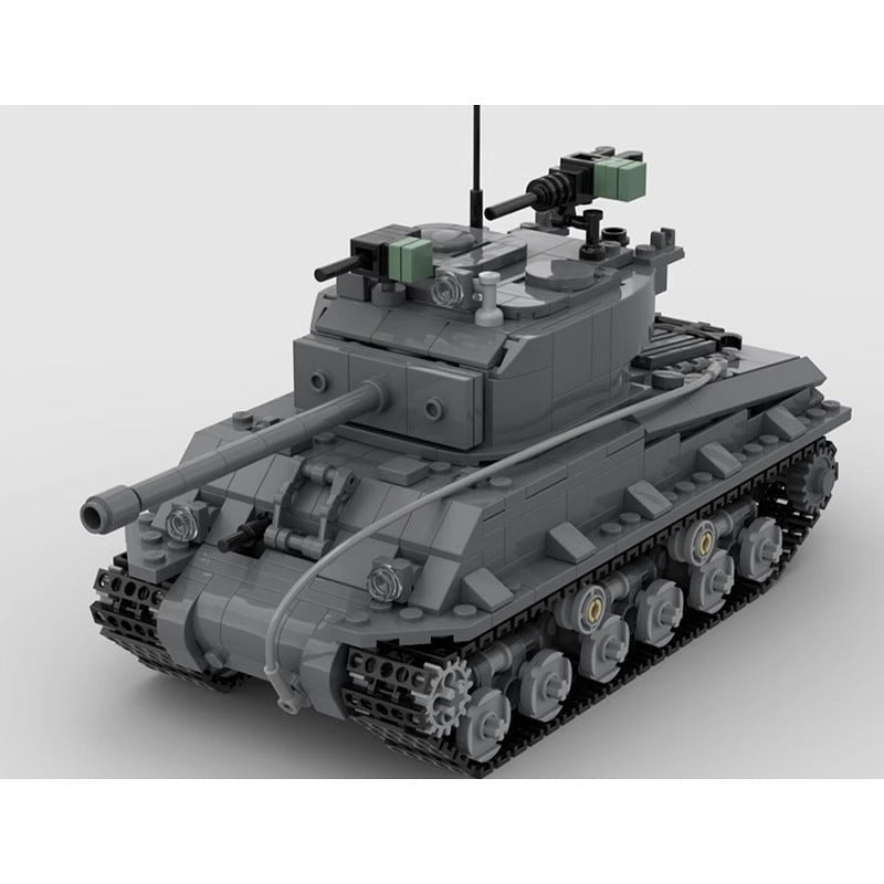 Sherman M4A3E8 Easy Eight MOC Tank Building Kit - 3