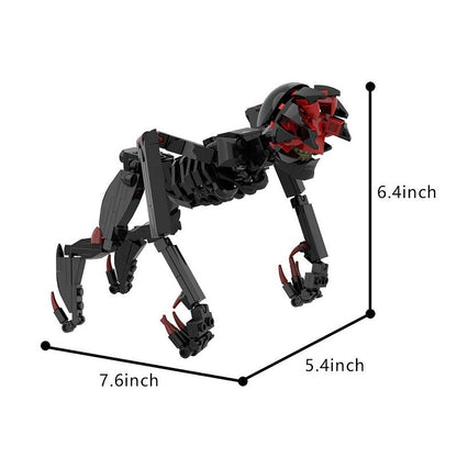 Silent Apocalypse Alien Monster MOC Building Kit | Sci-Fi Creature Figure - 4