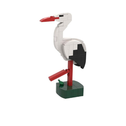 Simple Stork Building Kit | LEGO-Compatible MOC - 4