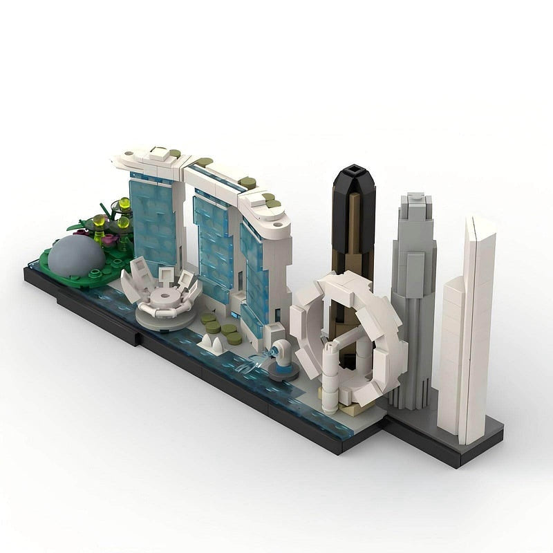 Singapore Skyline MOC Building Kit - 2