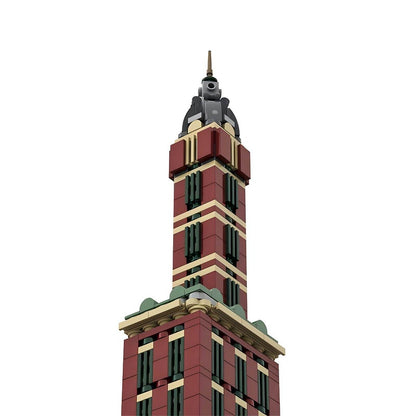 Singer Building NYC Skyscraper MOC Architecture Model Building Kit - 3