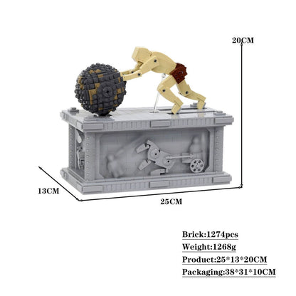 Sisyphus Kinetic Sculpture Building Kit | LEGO-Compatible MOC - 2