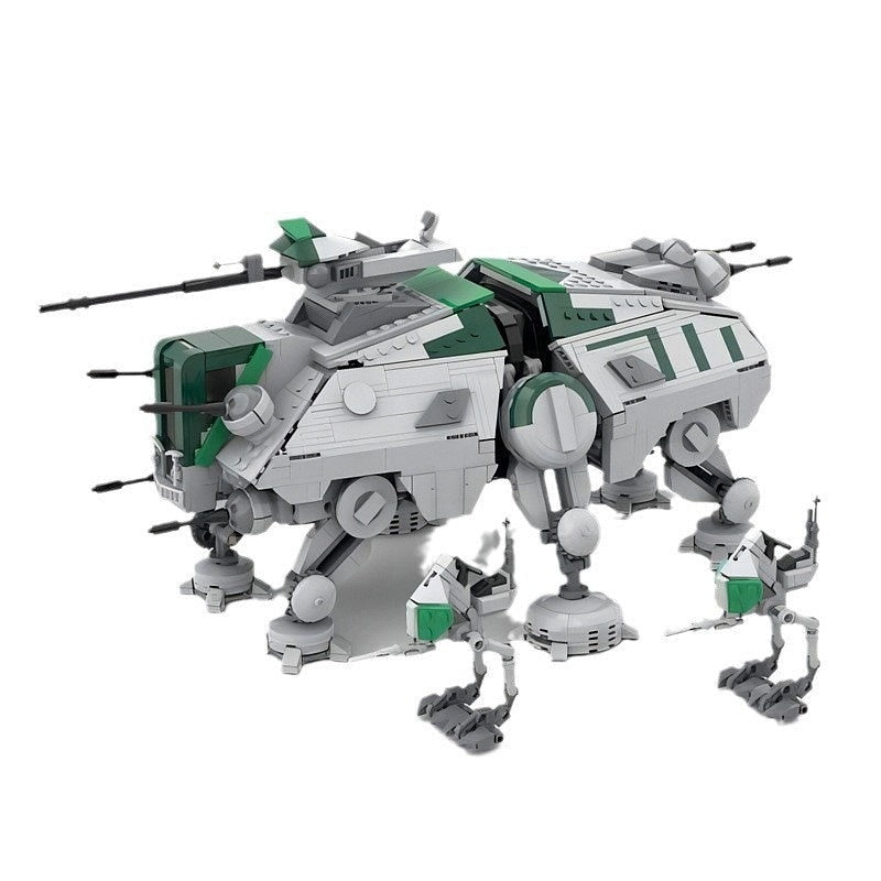 Six-Leg Tactical Combat Walker MOC Building Kit | Futuristic Mecha Vehicle - 1