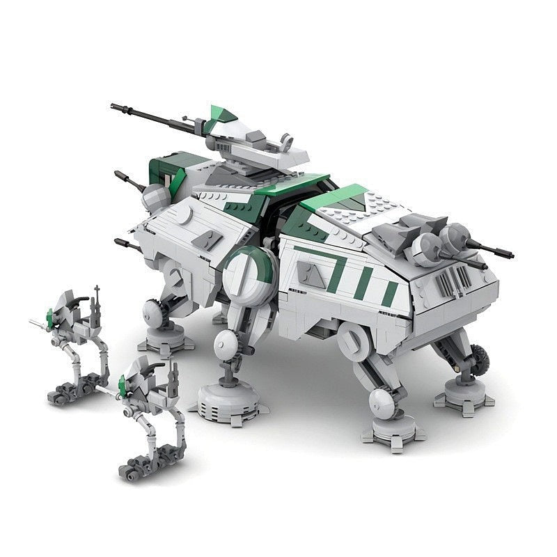 Six-Leg Tactical Combat Walker MOC Building Kit | Futuristic Mecha Vehicle - 2