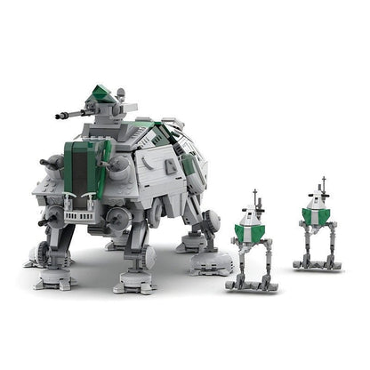 Six-Leg Tactical Combat Walker MOC Building Kit | Futuristic Mecha Vehicle - 3