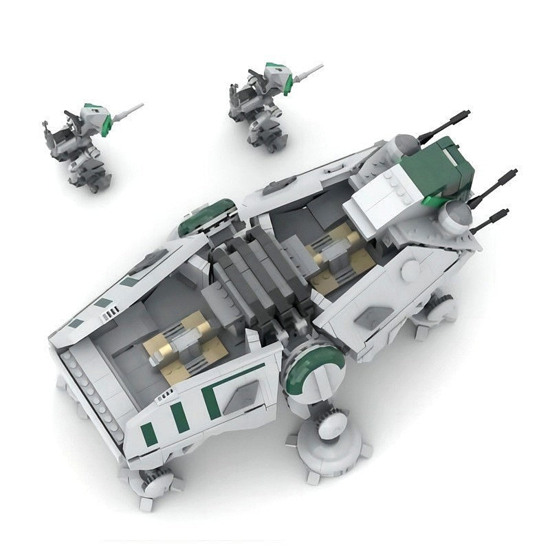 Six-Leg Tactical Combat Walker MOC Building Kit | Futuristic Mecha Vehicle - 4