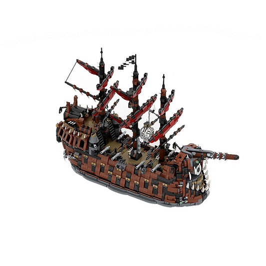 Skeletal Pirate Warship MOC Building Kit - 1