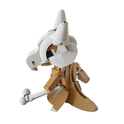 Skull Helmet Bone Creature MOC Monster Figure Building Kit - 2