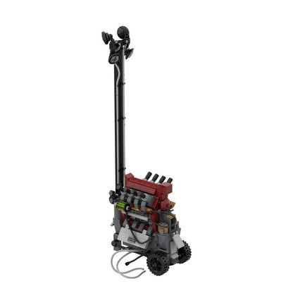 Slasher Game Repair Station MOC Diorama Building Kit | Horror Scene Model - 3