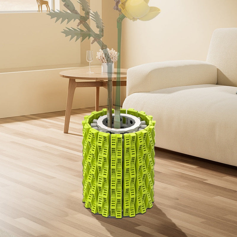 Small Green Flower Vase MOC Building Kit | Decorative Display Model - 3