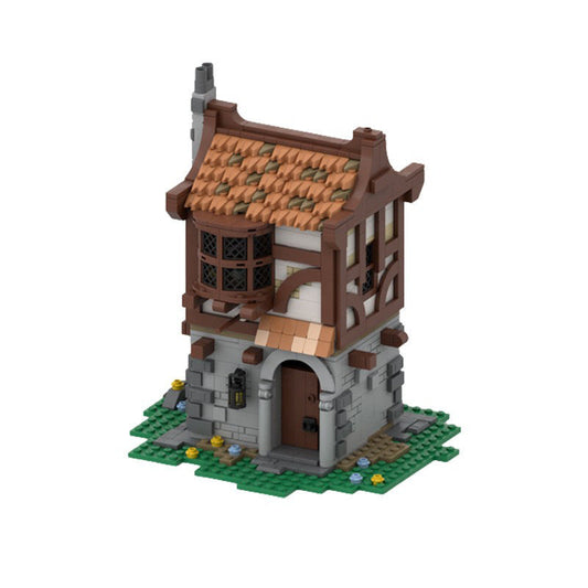 Small Medieval Home Building Kit | LEGO-Compatible MOC - 1