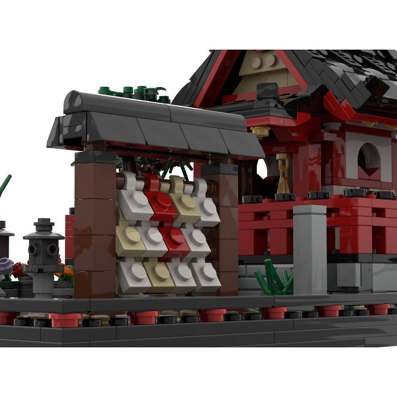 Small Shinto Shrine MOC Building Kit | Japanese Architecture Display Model - 4