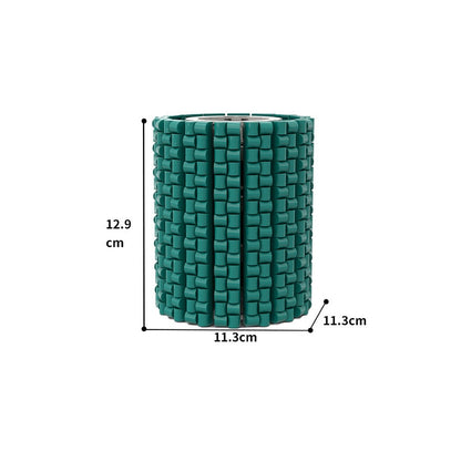 Small Turquoise Flower Vase MOC Building Kit | Floral Display Model - 4