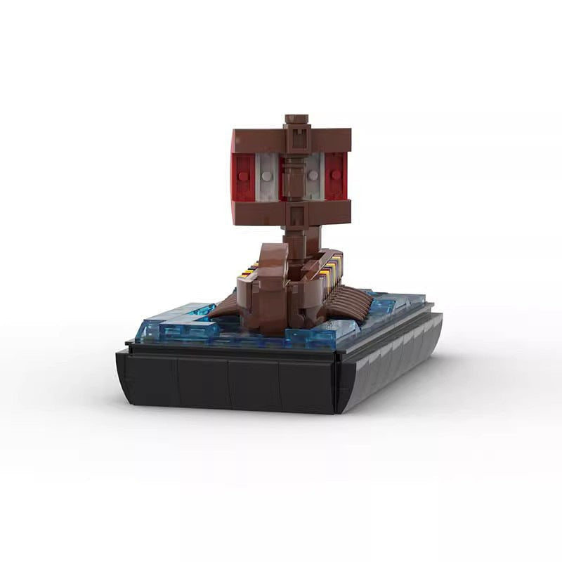 Small Viking Longship MOC Building Kit | Nordic Ship Display Model - 3