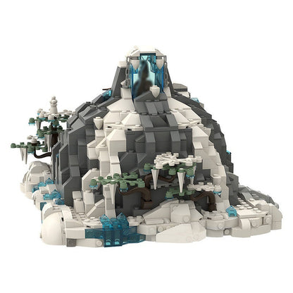 Snow Troll Cave Fantasy Mountain MOC Building Kit - 2