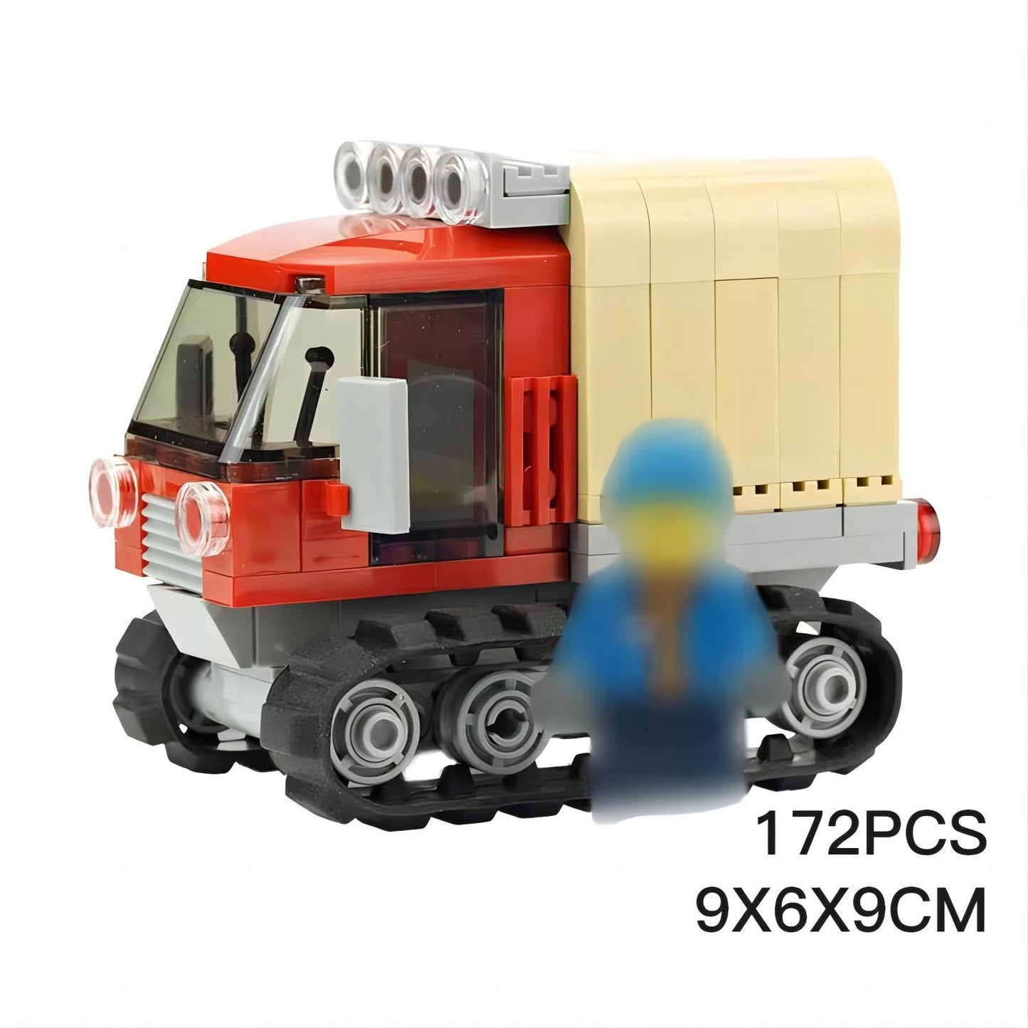 Snowcat Building Kit | LEGO-Compatible MOC - 3