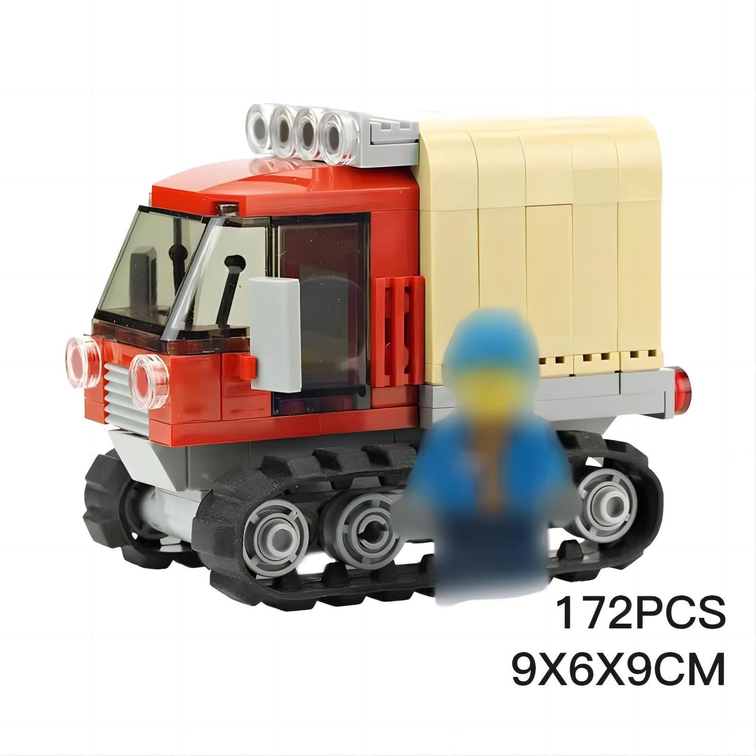 Snowcat Building Kit | LEGO-Compatible MOC - 3