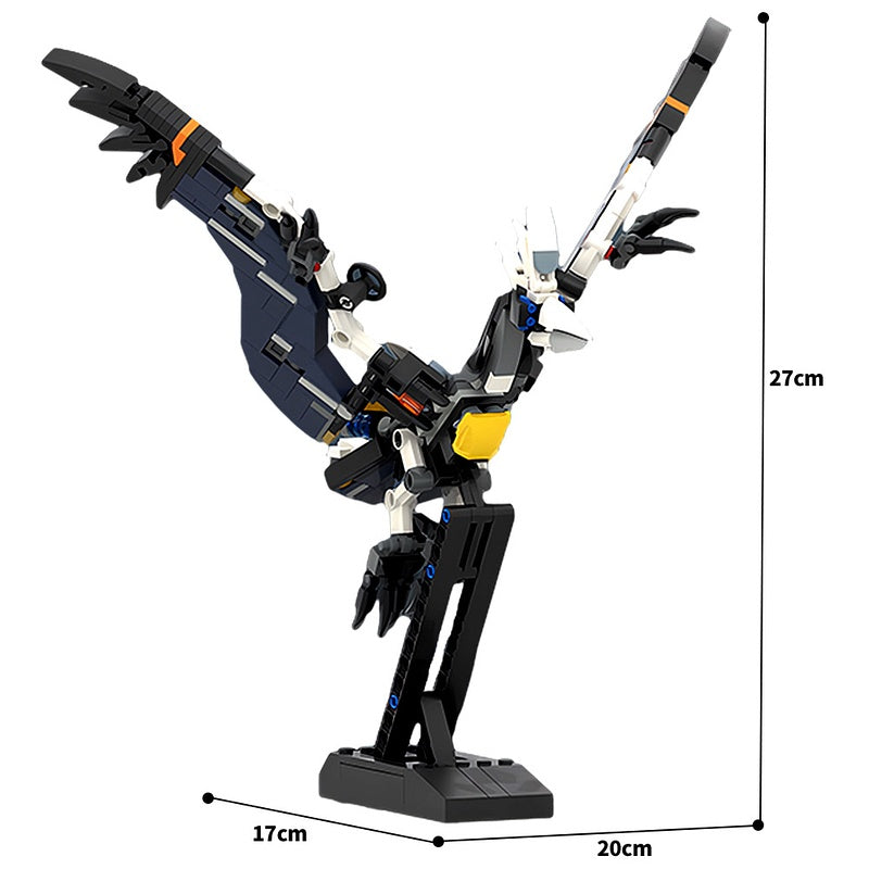 Solar Wing Flying Mecha Bird Building Kit | LEGO-Compatible MOC - 4