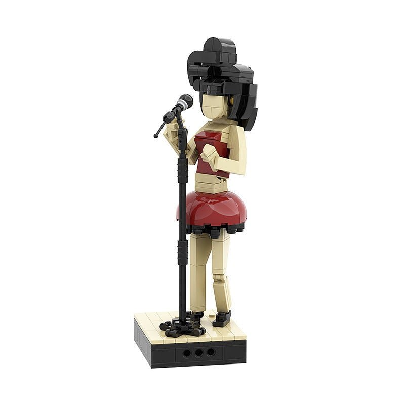 Soul & Jazz Singer MOC Figure Building Kit | Music Performance Model - 3